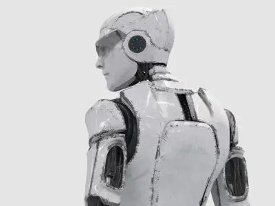 Cyborgs Family 3D model