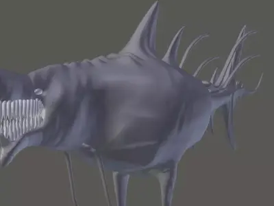 Leviathan 3D Model Normal Poly 3D model