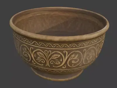 Dwarf old gold FREE Free low-poly 3D model