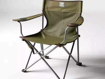 Outdoor Foldable Camping Chair 3D model