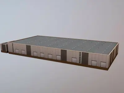 Arlanda Schenker Logistics Low-poly 3D model
