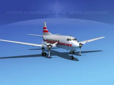 Martin 404 TWA 1 3D model