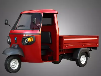 Piaggio Ape Xtra HT 300cc CNG Normal 3D model