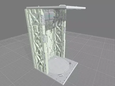 MHB09FMC-Full Mechanic Detail Hangar Bay with Stackable options 3D print model purchase