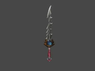 Zeloeman Sword A 4 Low-poly 3D model