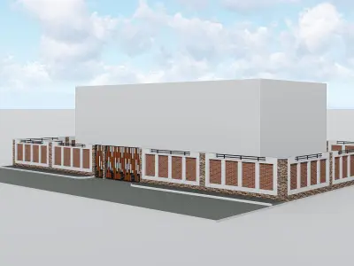 Boundary Wall 1 3D model