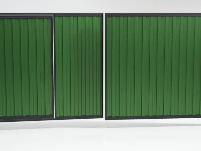 Profiled gate 3D model