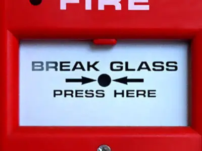 Manual Call Point Fire Alarm Low-poly 3D model