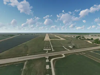 Central Illinois Regional Airport at Bloomington-Normal 3D model