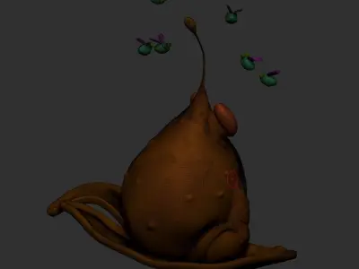 surprised toad 3D model