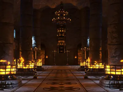 Stone Castle 3D model