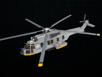 Eurocopter EC725 3D model