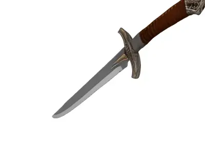 Detailed Medieval Fantasy Sword 3D model