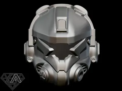 Titanfall pilot helmet 3D print model