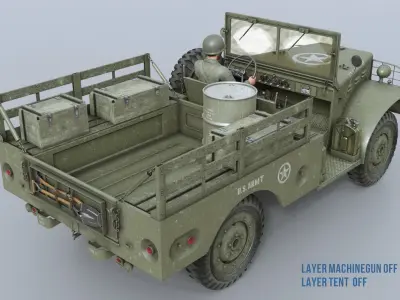 Dodge WC-51 3D model