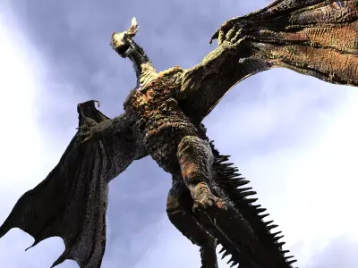 Reptilian Archon Dragon  3D model