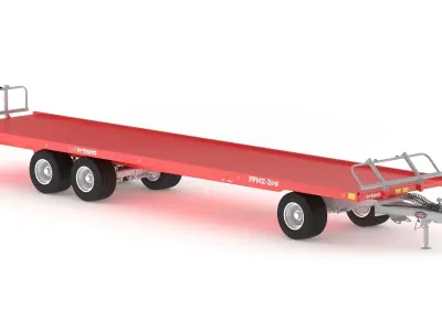 Brimont PBB12D Tray Trailer 3D model