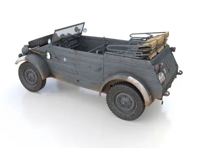VW - Typ 82 - Kubelwagen - PzGrenDiv Grossdeutschland 3D model