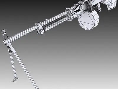 RPD Machine Gun 3D model