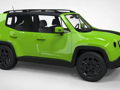 Jeep Renegade 2021 3D Model Free 3D model