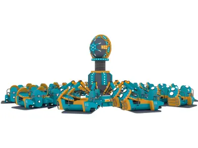 Aircraft Carousel 3D model