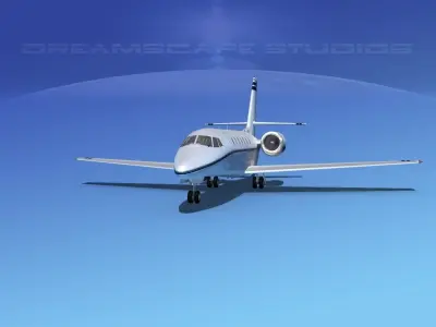 Cessna 680 Citation Sovereign  V03 3D model