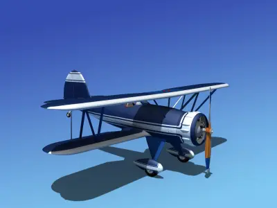 Waco YMF-5 V01 3D model