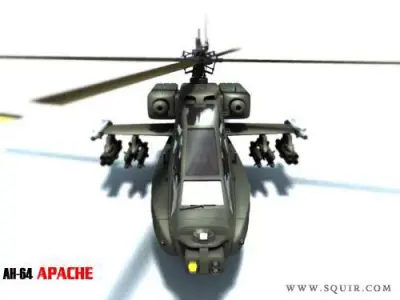 AH-64 Apache 3D model