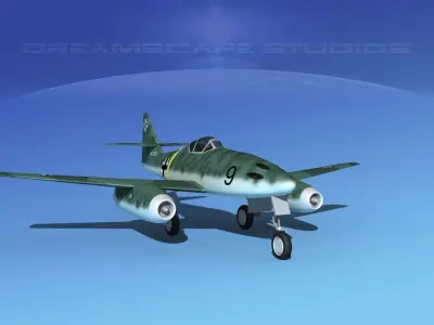 Messerschmitt ME-262A1 Swallow V02 3D model