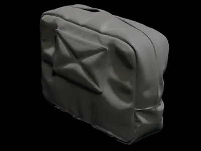 Marvelous Designer Admin Pouch 3D model