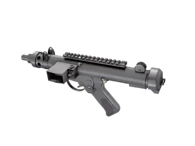 MK7 Sterling Submachine gun 3D model
