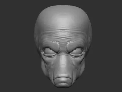 Shriv - Headsculpt for Action Figures 3D print model 3D print model
