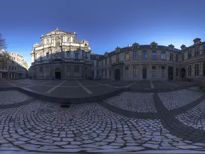 Conscience square HDRi 3D model