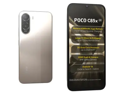 Xiaomi Poco C85x 5G All Colors 3D model