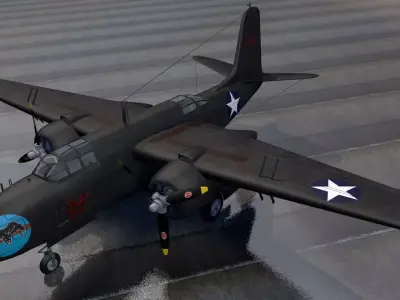 Douglas P-70 Nighthawk 3D model