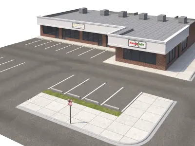 Retail-094 Retail Store 3D model