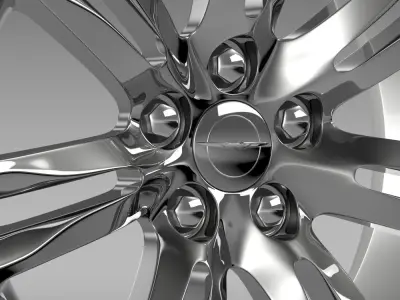 Chrysler 300C 2015 rim 3D model