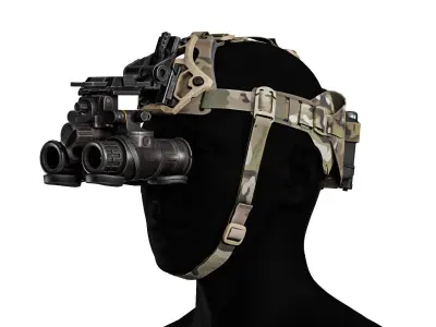 TRACER TACTICAL NVG HEAD HARNESS Low-poly 3D model