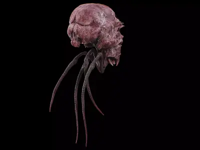 Alien Insect Creature Low-poly 3D model