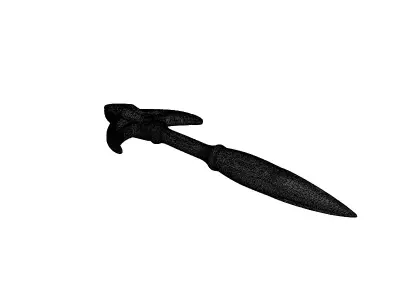 Tactical Combat Pickaxe Weapon 3D model