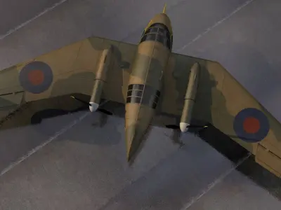 Handley Page HP-75 Manx 3D model