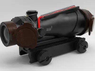 Trijicon M150 Low-poly 3D model