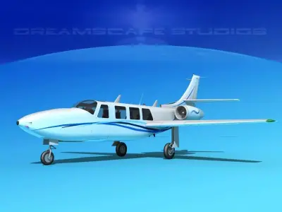 Piper Aerostar FJ-100 Fanjet V04 3D model