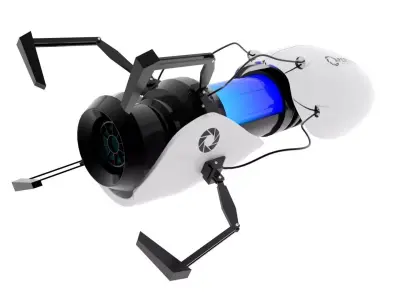 Portal Gun Low-poly 3D model