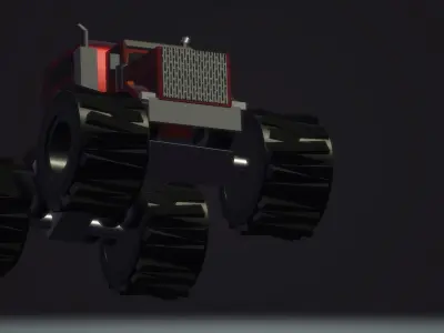 Big Wheeler Free 3D model