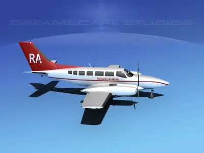 Cessna 404 Titan Richards Aviation 3D model
