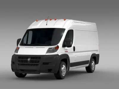 Ram Promaster Cargo 2500 HR 136WB 2015 3D model
