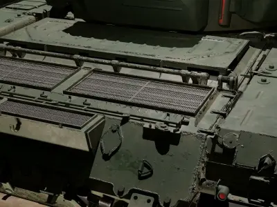 T72M tank Free 3D model