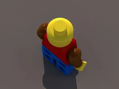 Lego Man 3D model