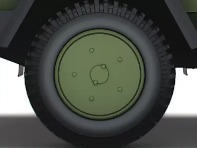 Kozak 2M1 2022 wheel 3D model